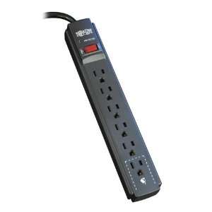   Outlet Surge Protector Black (790 Joules, 6ft Cord) Electronics