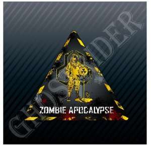  Apocalypse Zombie Radioactive Biohazard Sign Car Trucks 