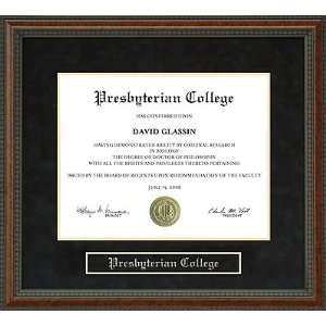  Presbyterian College (PC) Diploma Frame