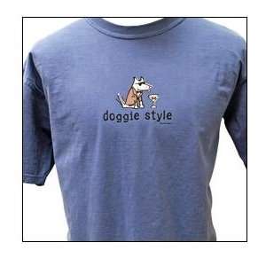   Doggie Style T Shirt for Adults   Blue Jean   Small 