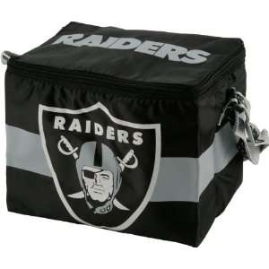  Oakland Raiders Lunch Bag 6 Pack Zipper Cooler Sports 