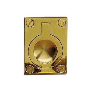 Eclectic expression   2 x 1 1/2 recessed pull (front mount) with rin