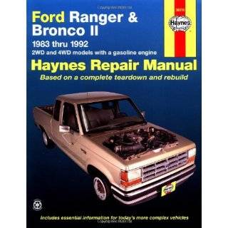 Ford Ranger & Bronco II 8392 (Haynes Manuals) by Haynes Haynes 