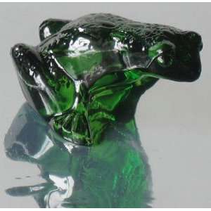  Lalique Jumping FROG Green