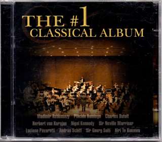ASHKENAZY THE #1 CLASSICAL ALBUM 2 CD SET 1998 sealed  
