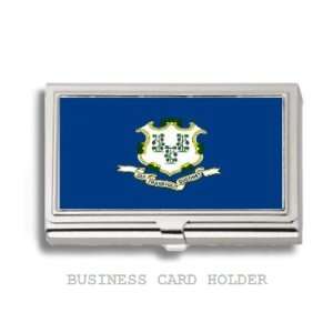  Connecticut State Flag Business Card Holder Case 