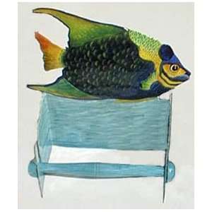 Tropical Fish Design   Blue Angelfish Toilet Paper Holder   Tropical 