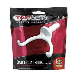  2PK Double Coat Hook: Home Improvement