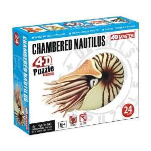 4D Chambered Nautilus Model 24 Piece Puzzle Realistic Detail  