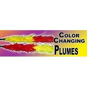   Color Changing Plumes Half Dyed Illusion Tricks Magic: Everything Else