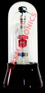 SMIRNOFF ICE GLASS BOTTLE RED LEDs PLASMA DOME LAMP  
