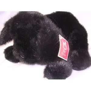  FAO Schwarz Black Dog Plush Toy 15 Collectible 