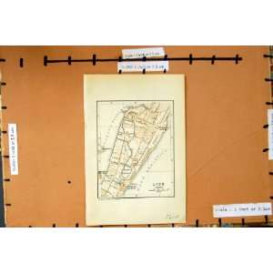  MAP 1930 STREET PLAN TOWN TREVISO LIDO ITALY LAZZARO: Home 