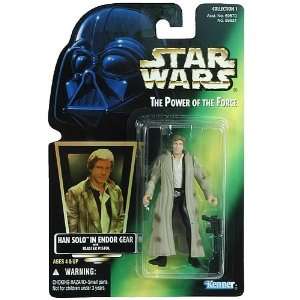   : Star Wars Han Solo in Endor Trenchcoat Action Figure: Toys & Games