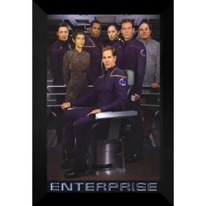  Star Trek Enterprise 27x40 FRAMED TV Poster   Style A 