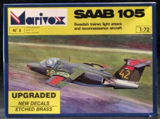 72 Marivox SAAB 105 Swedish Light Attack Jet  