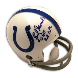   Baltimore Colts Mini Helmet inscribed QB Balt. Colts: Everything Else