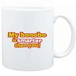  Mug White  My Bonobo is smarter than you  Animals 