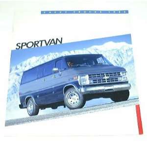   1986 86 Chevrolet SPORTVAN Van BROCHURE G10 G20 G30: Everything Else