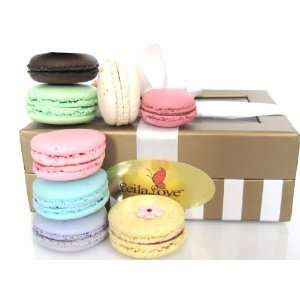 Leilalove Gluten Free Almond cookies, SIX Macarons, 6 flavors in a 