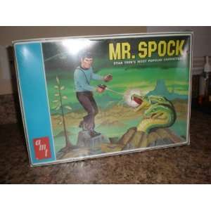  1968 Vintage AMT Model Kit Star Trek Mr Spock Large Box: Toys & Games