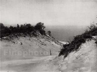 1927 INDIANA Sand Dunes On Lake Michigan By E.O. HOPPE  