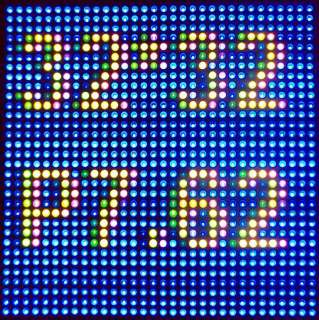 P7.62 RGB Full Color LED Module Board 32*32 Dot Matrix  