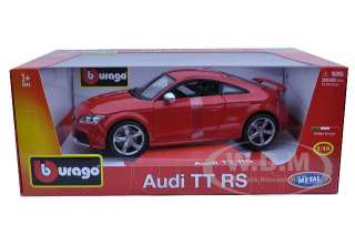 2011 AUDI TT RS RED 1:18 DIECAST MODEL CAR  