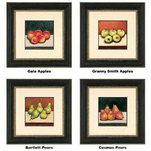   Apples, Bartlett Pears, & Cosmos Pears Framed Artwork