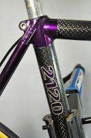 Vintage Trek 2120 Road Bike Bicycle 56cm Purple Carbon Aluminum 