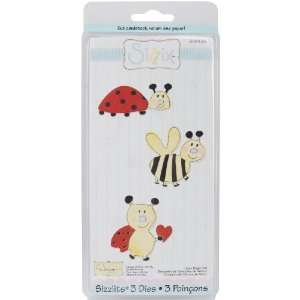    Sizzix Sizzilts 3 Die Sets/Pkg Love Bugs Arts, Crafts & Sewing