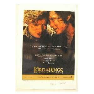  of The Rings Artist Ad Proof LOTR Best Screenplay 