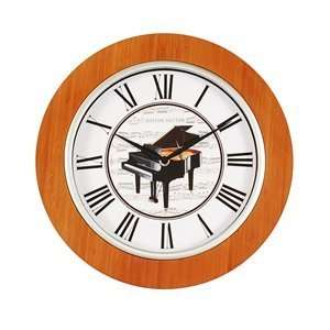  Bamboo Wall Clock with Piano Dial: Beauty