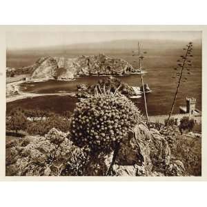1925 Scenery Isola Bella Island Kurt Hielscher Taormina Town Sicily 