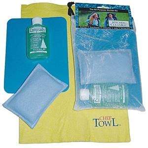  Trailhead Kitchen Clean Kit, 4 Piece Set and Storage Bag 