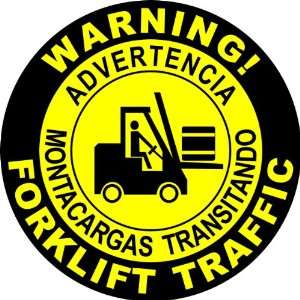  DuraMarker Warehouse Safety Sign, Warning Forklift Traffic 