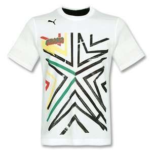  10 11 Ghana Graphic Tee   White