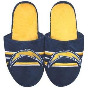   Chargers 2011 Team Stripe Slide Slippers   Large: Sports & Outdoors