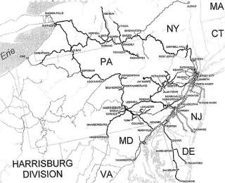 Norfolk Southern Railroad Harrisburg Interlockings   CD  