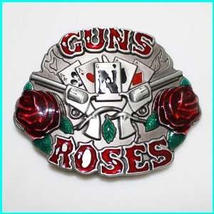  Western Music Belt Buckle Guns Roses MU 037 Everything 
