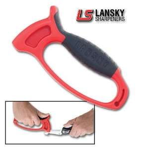  Lansky Deluxe Easy Grip Knife Sharpener: Sports & Outdoors