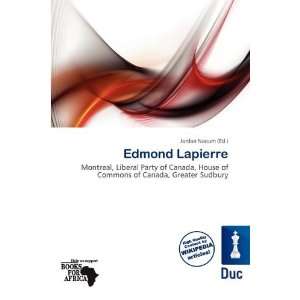  Edmond Lapierre (9786200473271) Jordan Naoum Books