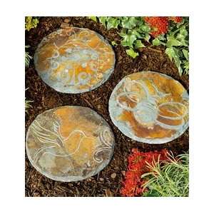   : Bird And Bug Hand Etched Slate Stepping Stone: Patio, Lawn & Garden