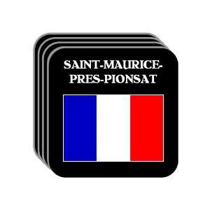 France   SAINT MAURICE PRES PIONSAT Set of 4 Mini Mousepad Coasters