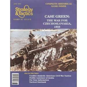 DG: Strategy & Tactics Magazine #152, with Case Green, Czeckeslovakia 