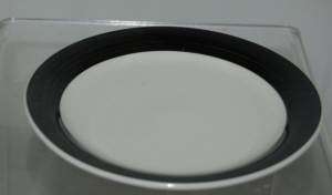 Essential Home Dinnerware Collection Single Black Band  