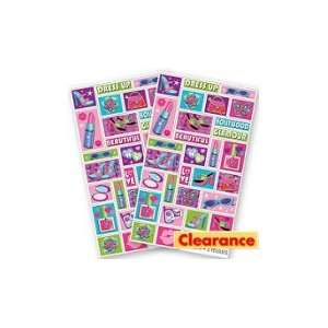  Glitzy Girl Stickers 2 Sheets: Toys & Games