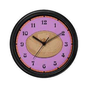  Bagel Funny Wall Clock by CafePress: Home & Kitchen