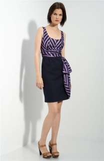 MILLY Marcella Striped Silk Print Combo Dress 0=XXS UK 4 NWT $375 