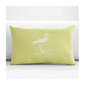 personalized shore bird throw pillow cover 